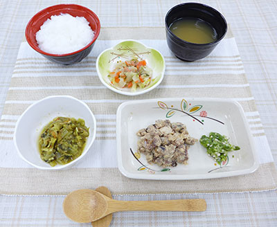 介護食（きざみ食）写真