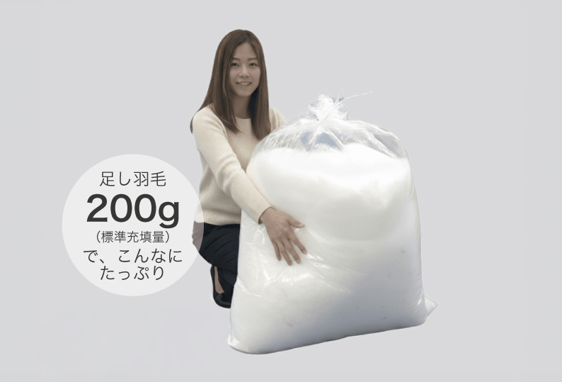 新しい羽毛の追加