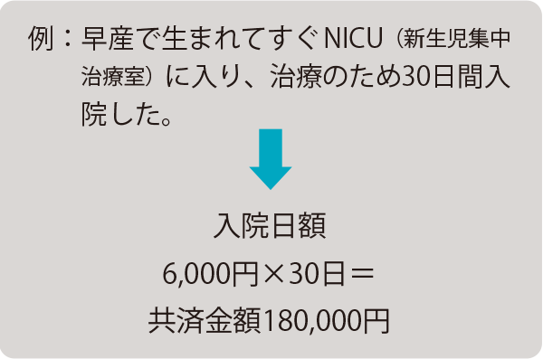 入院保障の説明
