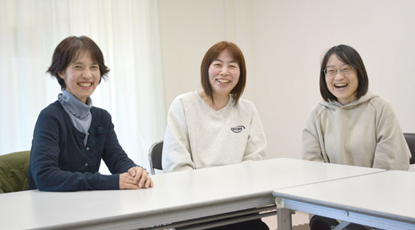 遠藤さん、岡田さん、中山さん
