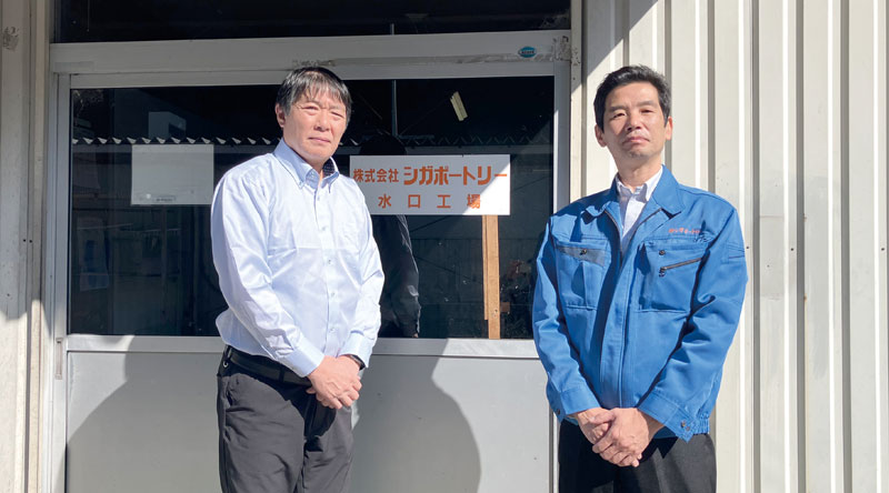 山田さん（左）と、速水さん（右）