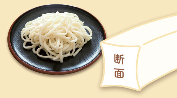 断面はシャープな四角形
