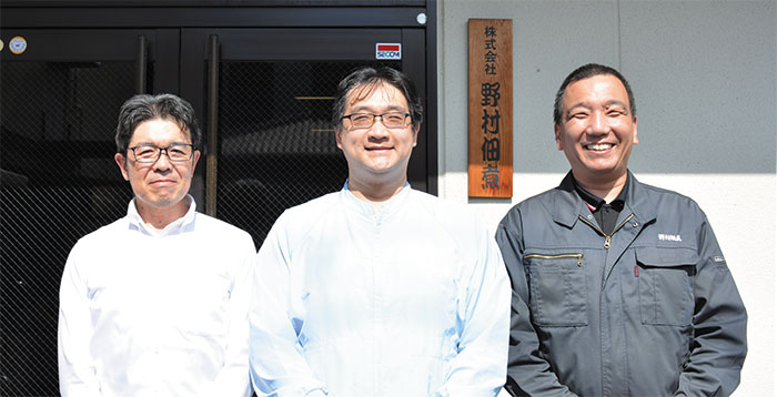 野村佃煮 金谷さん、斎藤さん、松本さん